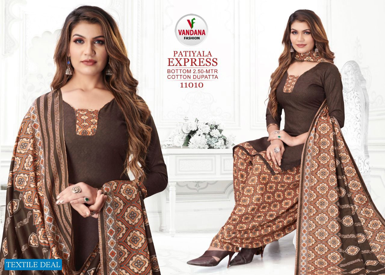 Vandana Patiyala Express Vol-11 wholesale Cotton Dress Material
