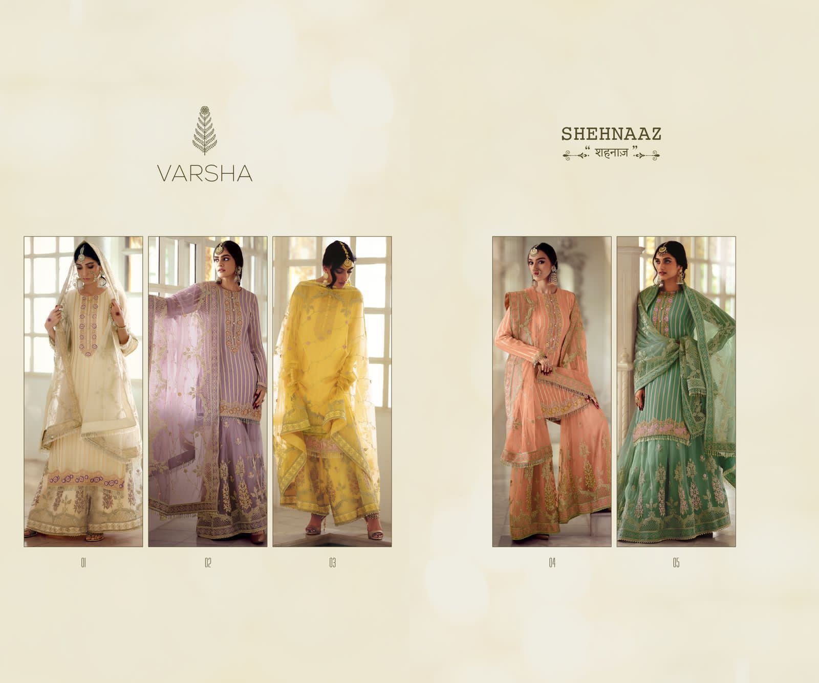 Varsha Shehnaaz Wholesale Designer Salwar Suits