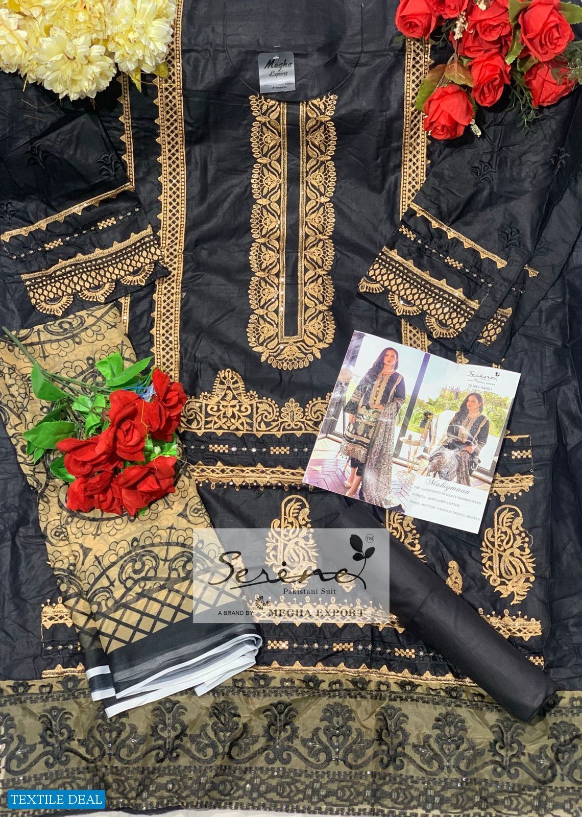 Serene Mahiymaan Wholesale Lawn Cotton Pakistani Salwar Suits