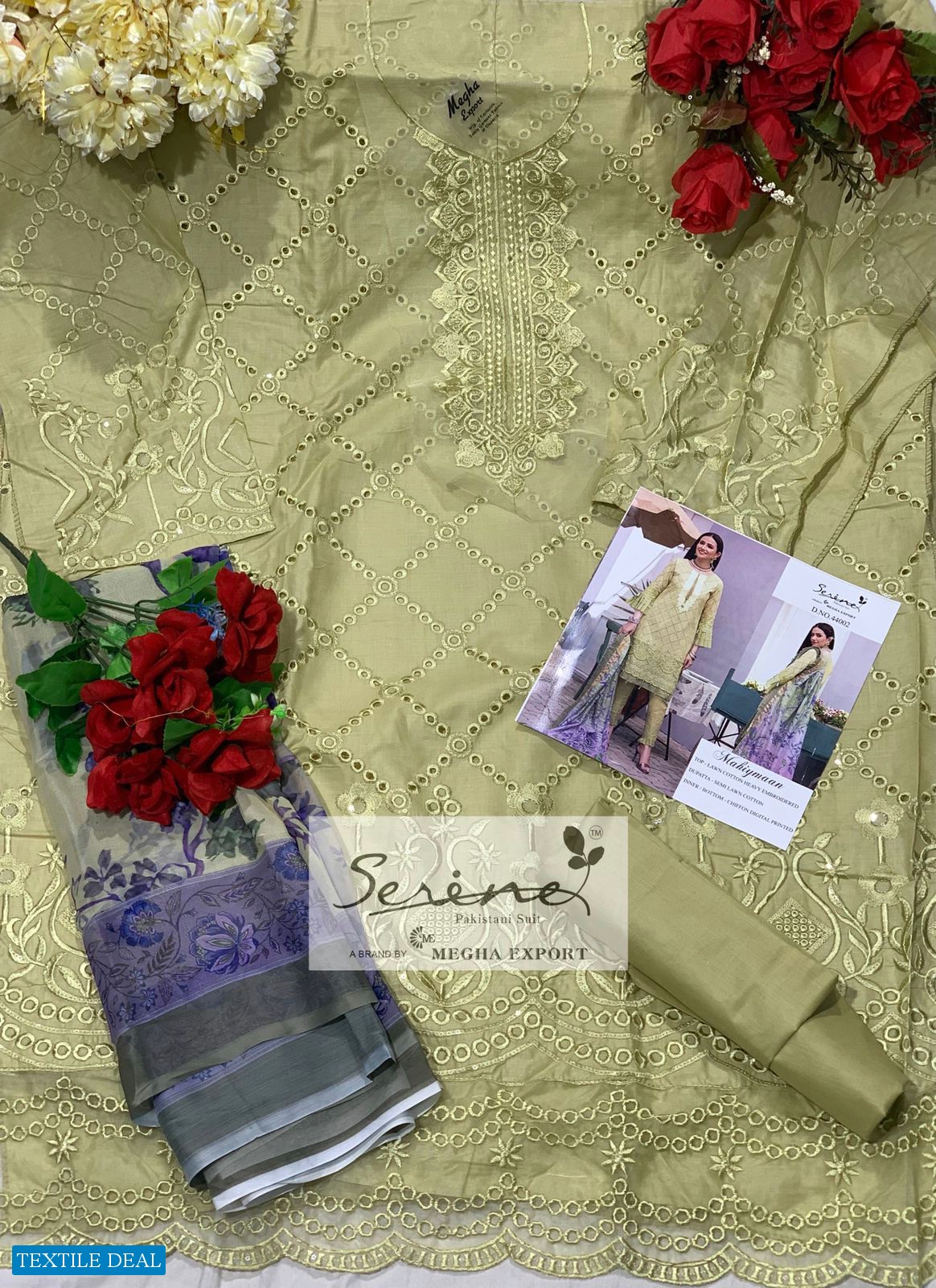 Serene Mahiymaan Wholesale Lawn Cotton Pakistani Salwar Suits