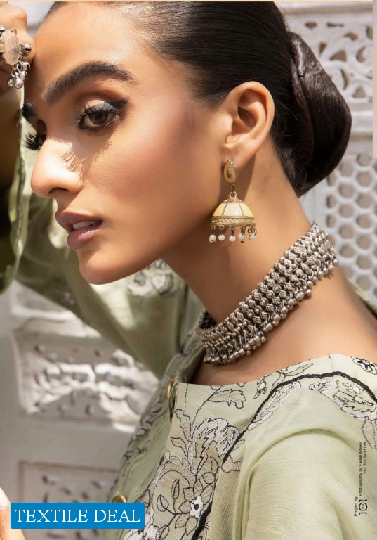 Khoobsurat Nazakat Embroidered Slub Lawn Pakistani Collection