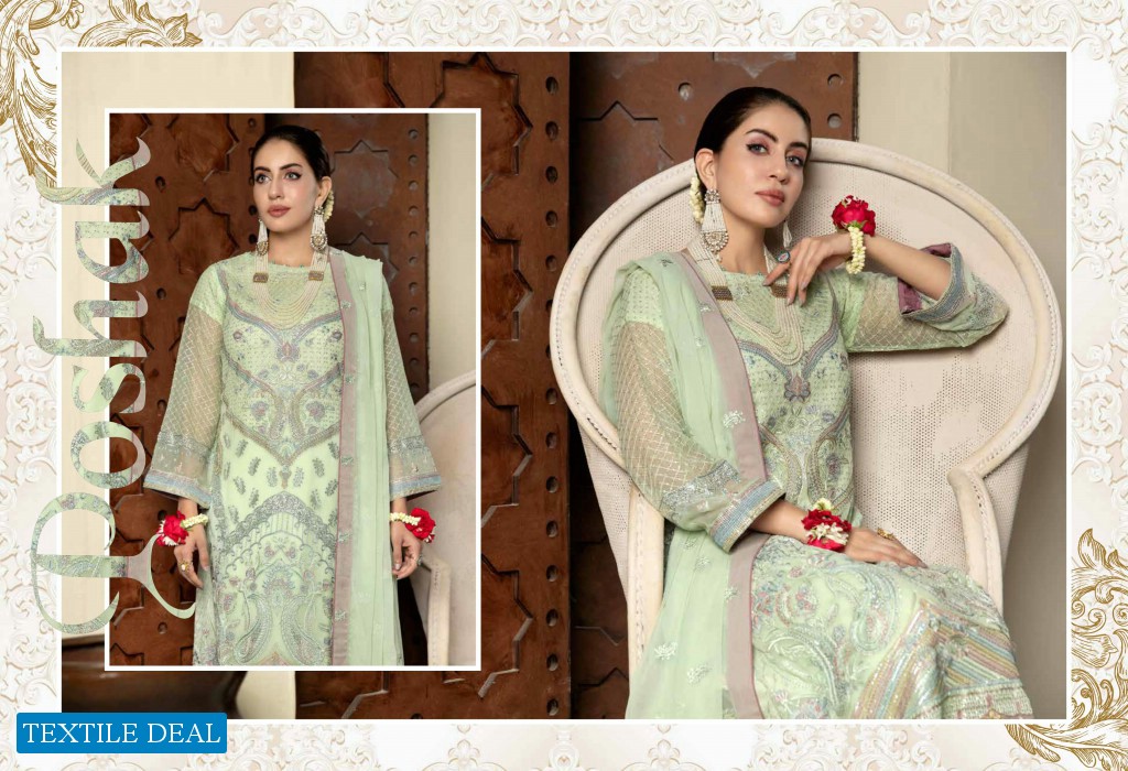 Poshak Dastan Wholesale New Chiffon Collection Pakistani Suits