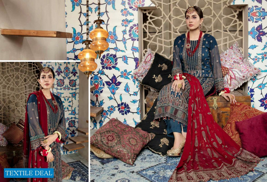 Poshak Dastan Wholesale New Chiffon Collection Pakistani Suits