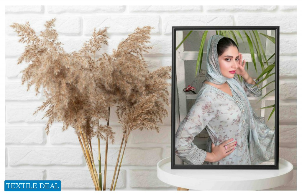 LAMIS SCHIFLLI EMBROIDERD DIGITAL PRINTED LAWN COLLECTION by TAWAKKAL FABRICS