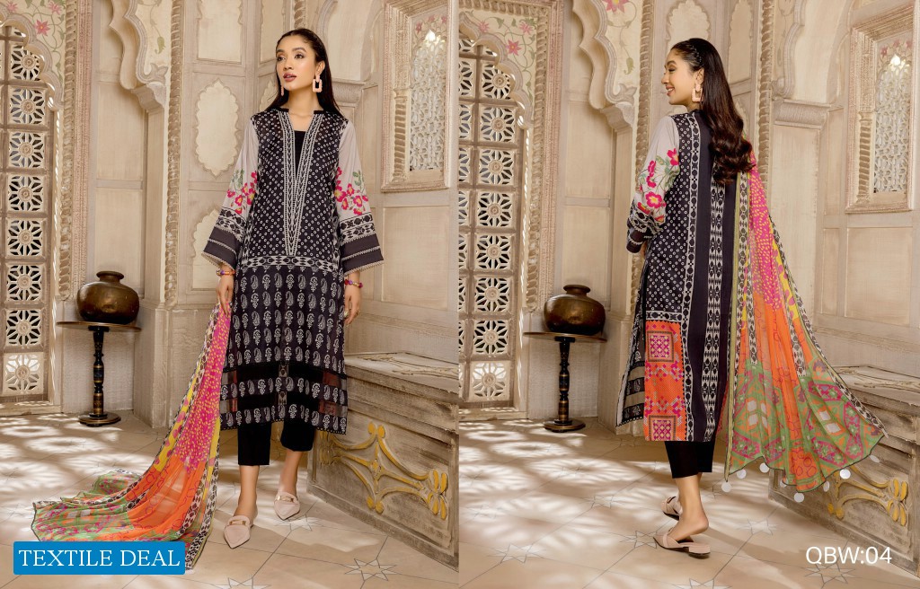 Charizma Qaus C Prints Printed Lawn Suits With Printed Dupattas