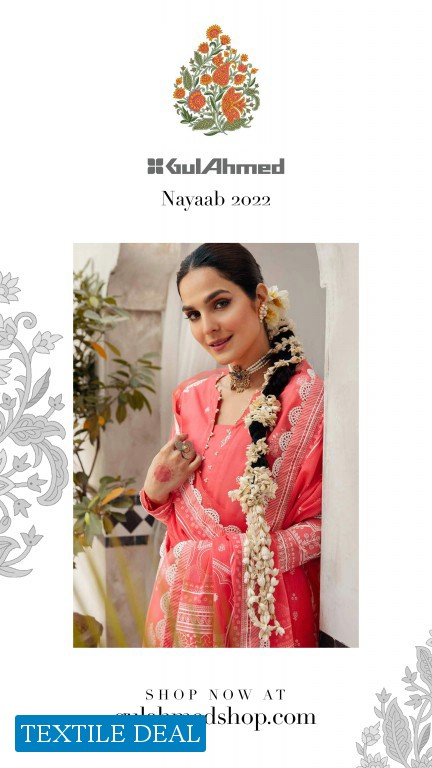 Gul Ahmed Nayaab Original Pakistani Collection