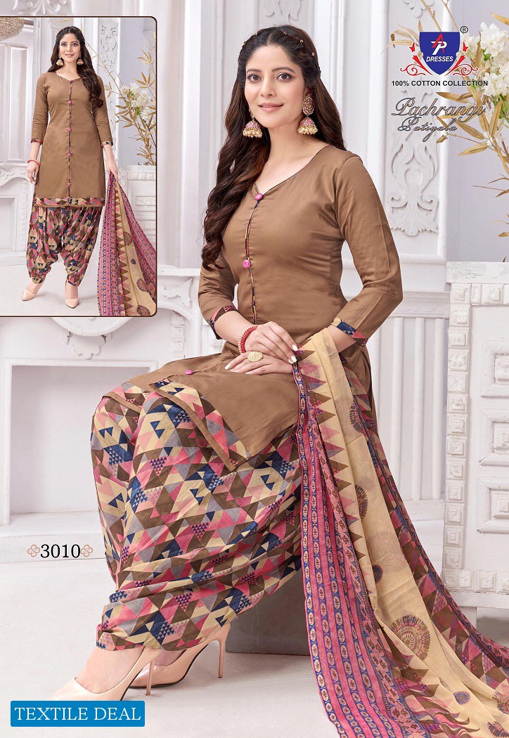 AP Dresses Pachrangi Patiyala Vol-3 Wholesale Cotton Printed Dress Material
