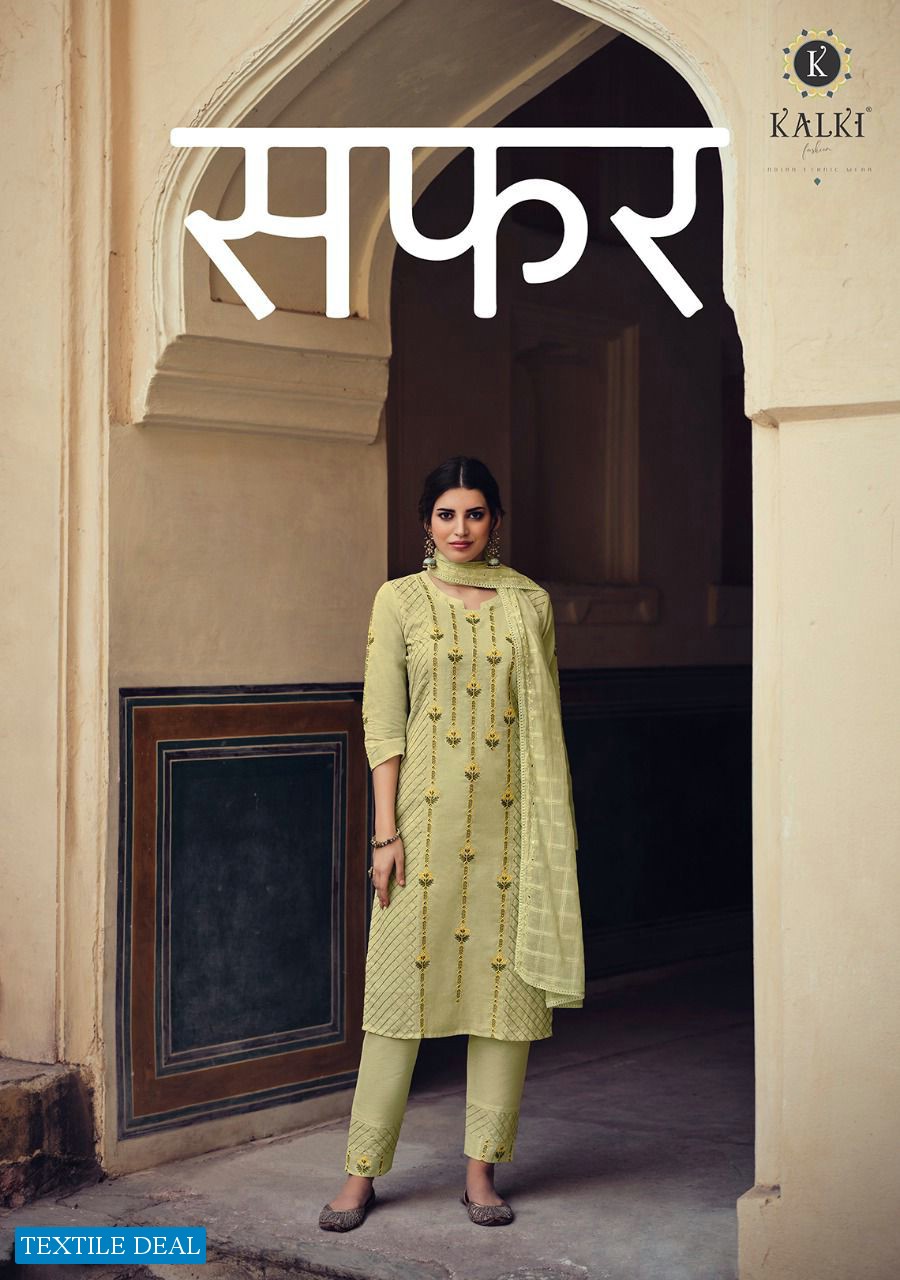 KALKI FASHION LAUNCH SAFAR COTTON DESIGNER FANCY READYMADE SUITS ONLINE