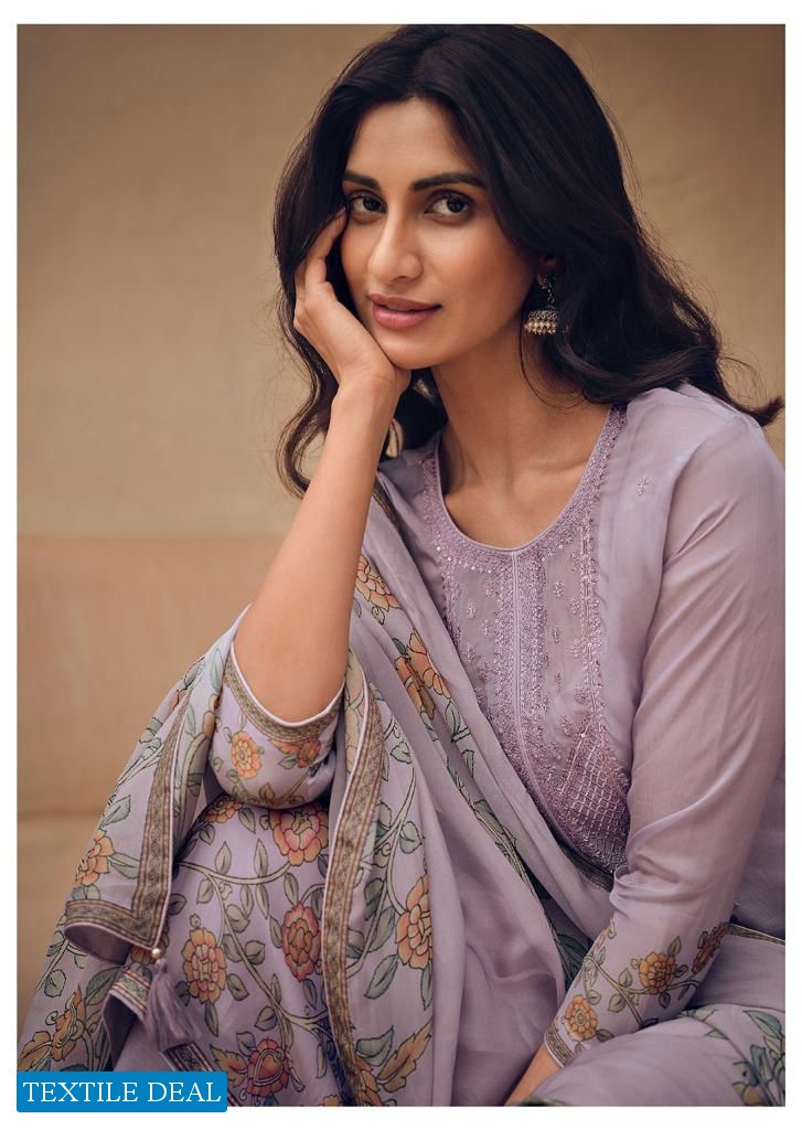 Varsha Amber Wholesale Pure Organza Digitally Printed Salwar Suits