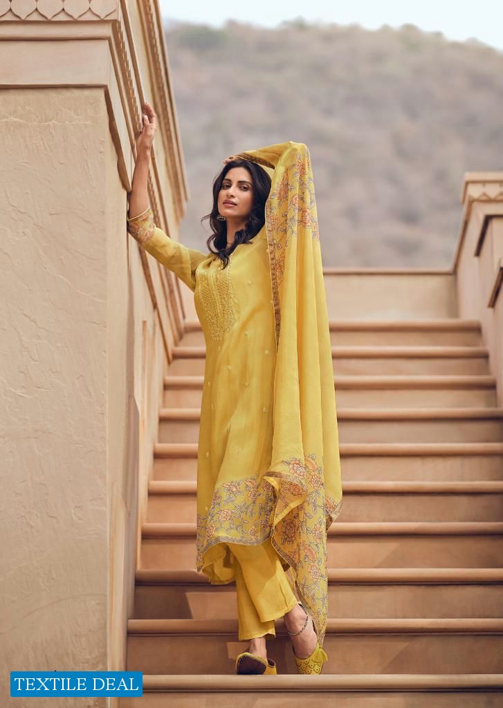 Varsha Amber Wholesale Pure Organza Digitally Printed Salwar Suits