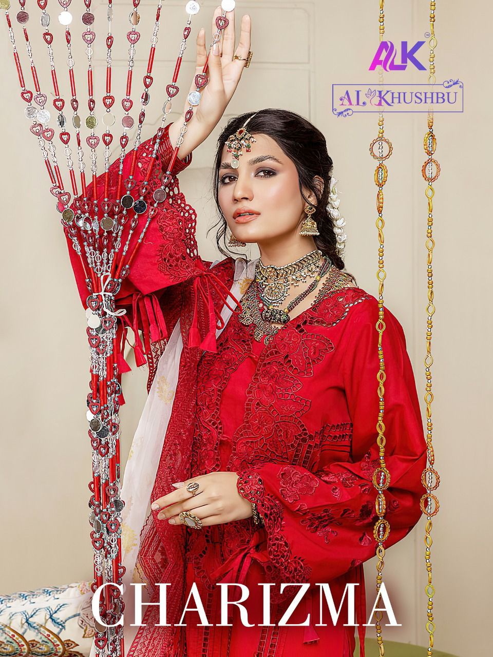 CHARIZMA VOL 1 BY AL KHUSHBU EMBROIDERY ON GEORGETTE PAKISTANI SUITS