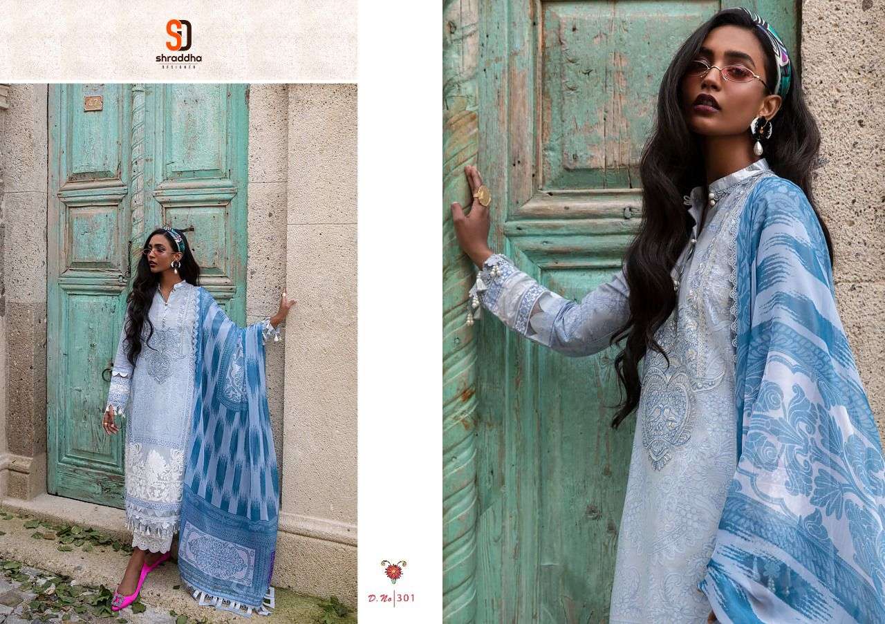 SHRADDHA SANA SAFINA 2022 VOL 3 COTTON PAKISTANI FANCY SUITS