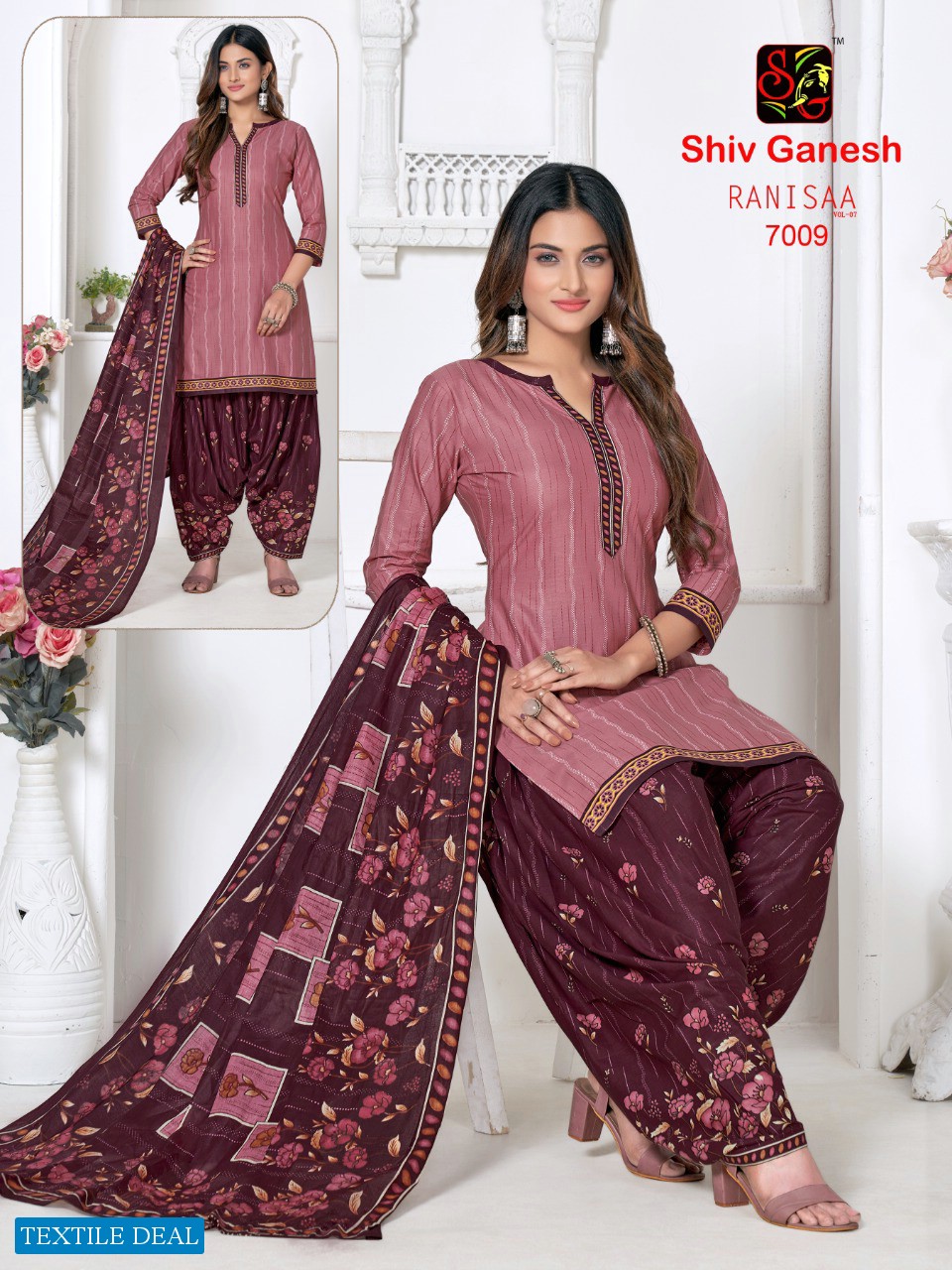 Shiv Ganesh Ranisaa Vol-7 Wholesale Pure Cotton Printed Dress Material