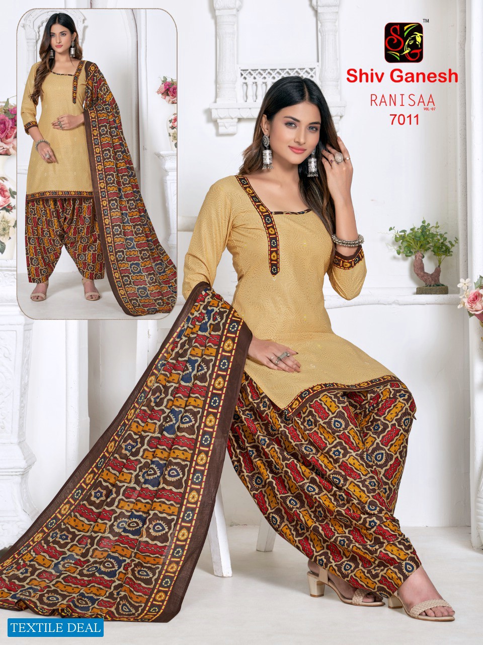 Shiv Ganesh Ranisaa Vol-7 Wholesale Pure Cotton Printed Dress Material