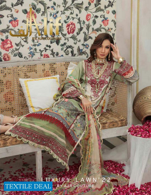 AJR Couture Alif Wholesale Original Pakistani Salwar Suits