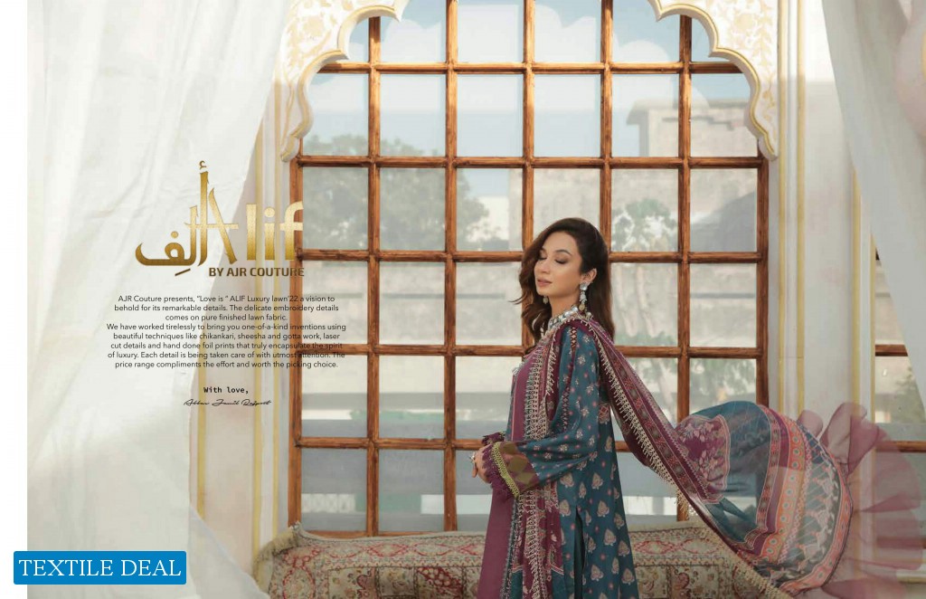 AJR Couture Alif Wholesale Original Pakistani Salwar Suits