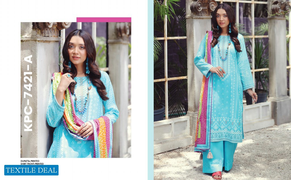 LSM Lakhany Komal Unstitched Printed Lawn Pakistani Collection