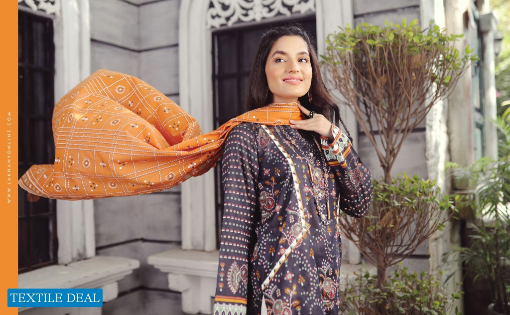 LSM Lakhany Komal Unstitched Printed Lawn Pakistani Collection