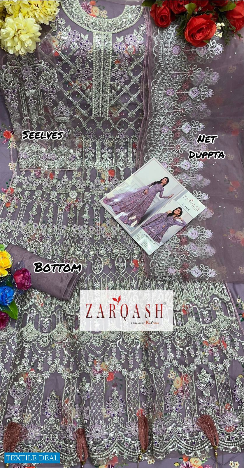 Zarqash Amalia Vol-4 Wholesale Pakistani Concept Dress
