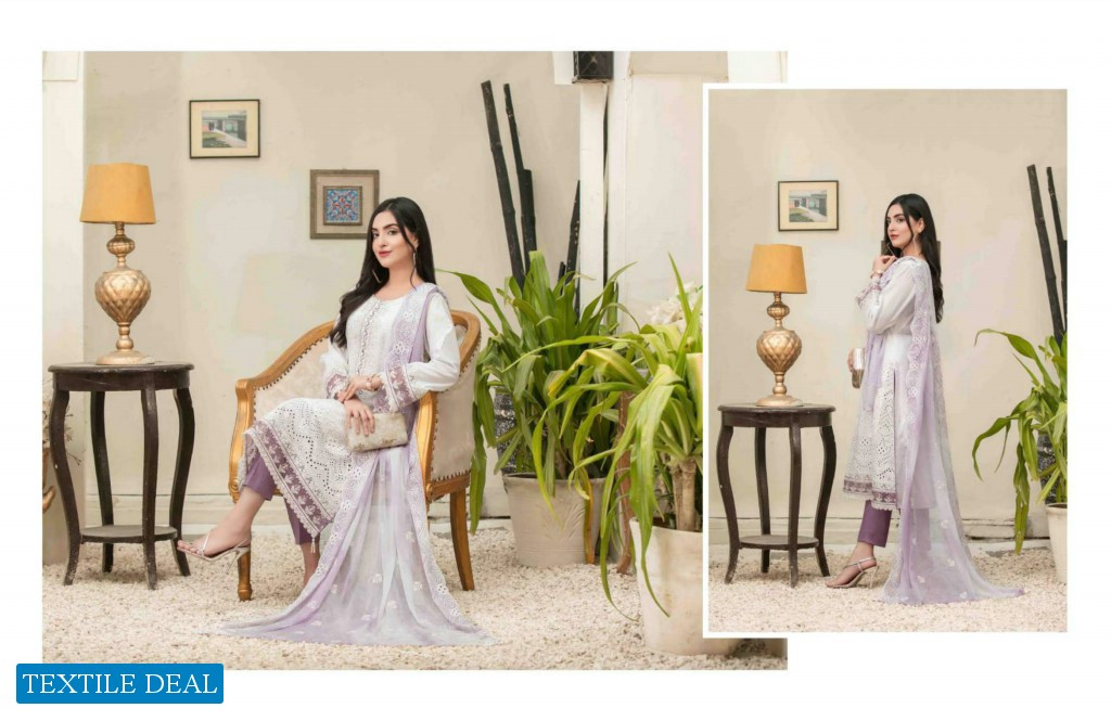 Tawakkal Parian Dream Embroidered With Cotton Fancy Dupatta Pakistani Suits