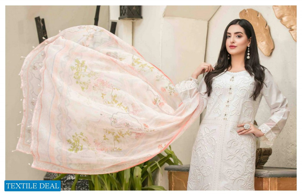 Tawakkal Parian Dream Embroidered With Cotton Fancy Dupatta Pakistani Suits