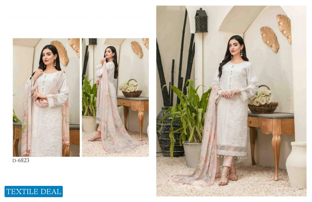 Tawakkal Parian Dream Embroidered With Cotton Fancy Dupatta Pakistani Suits