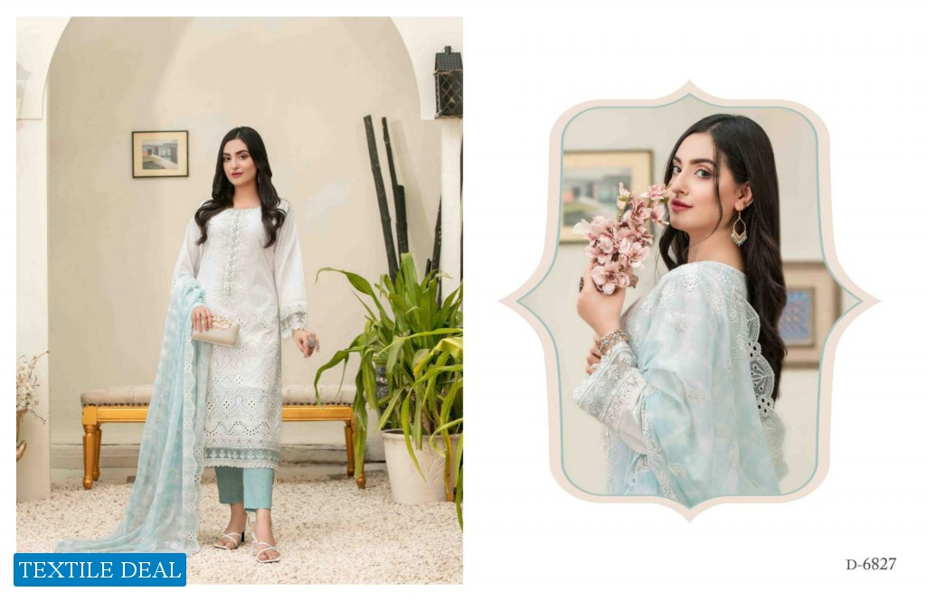 Tawakkal Parian Dream Embroidered With Cotton Fancy Dupatta Pakistani Suits