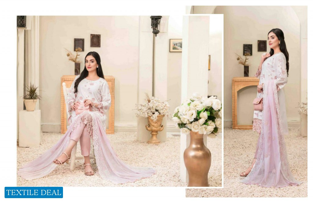 Tawakkal Parian Dream Embroidered With Cotton Fancy Dupatta Pakistani Suits