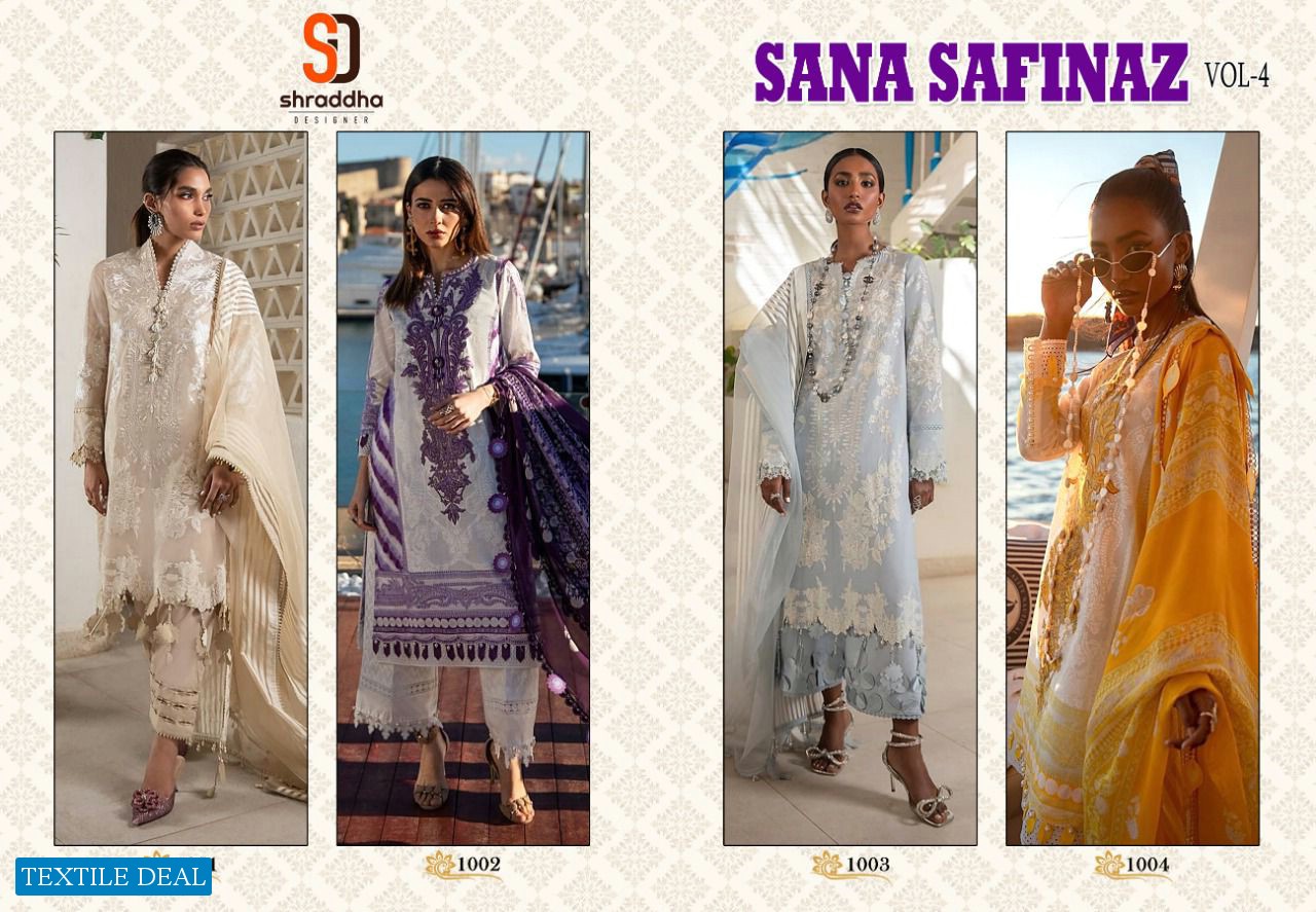 Shraddha Sana Safinaz Vol-4 Wholesale Pakistani Concept Dress