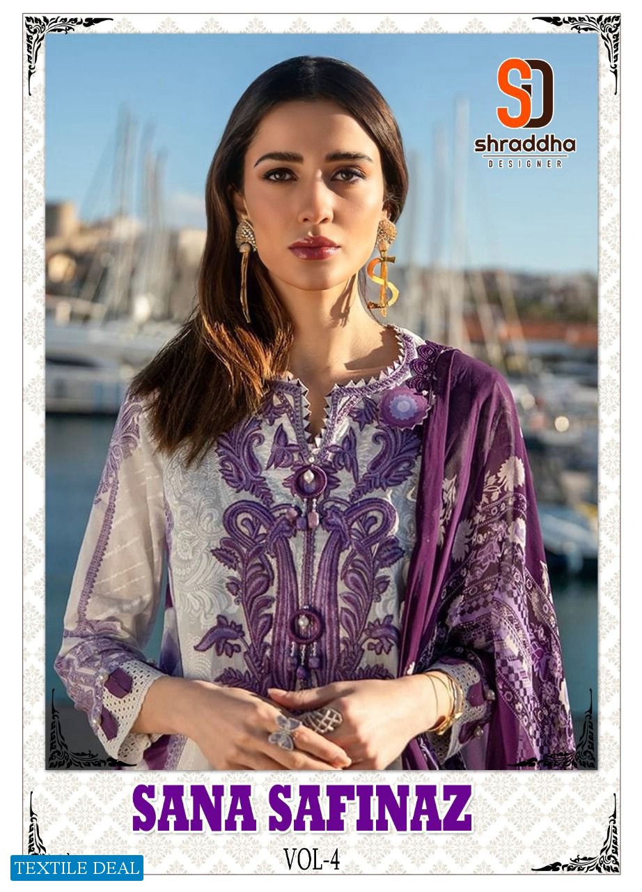 Shraddha Sana Safinaz Vol-4 Wholesale Pakistani Concept Dress