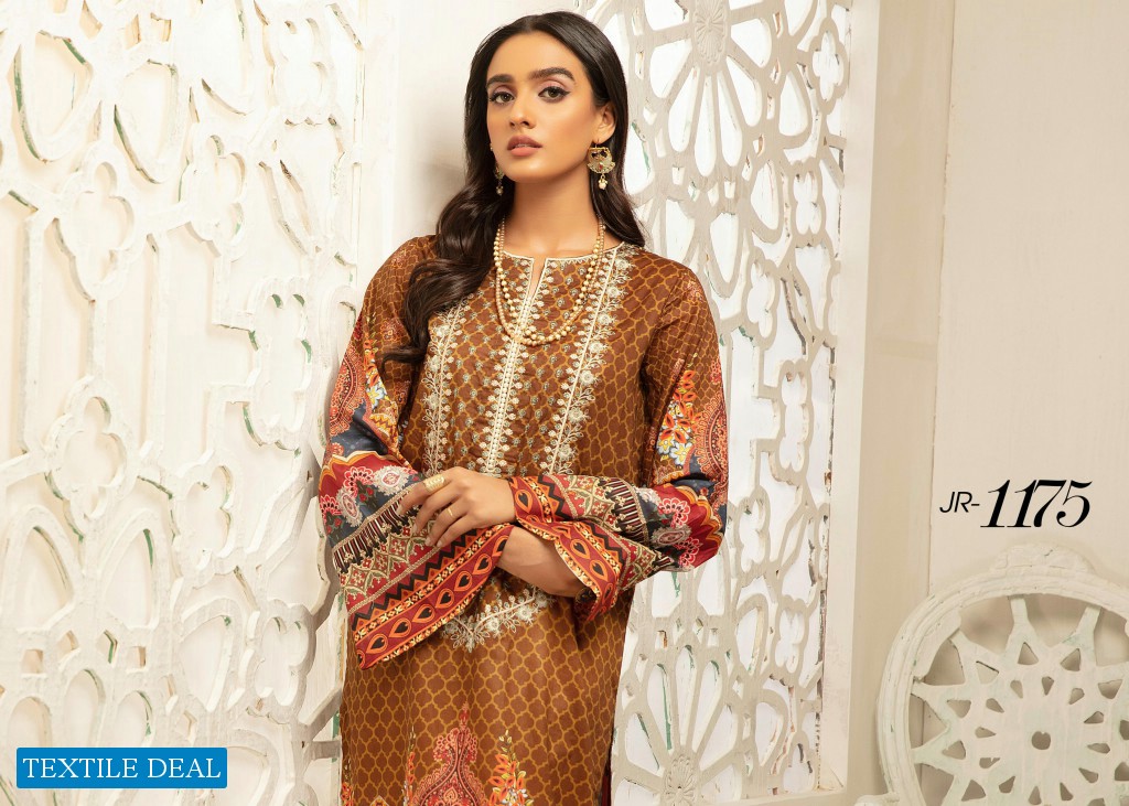 Johra Diva Embroidered Digital Chunri Printed Lawn Kurti