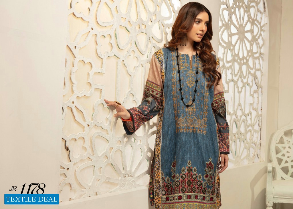 Johra Diva Embroidered Digital Chunri Printed Lawn Kurti