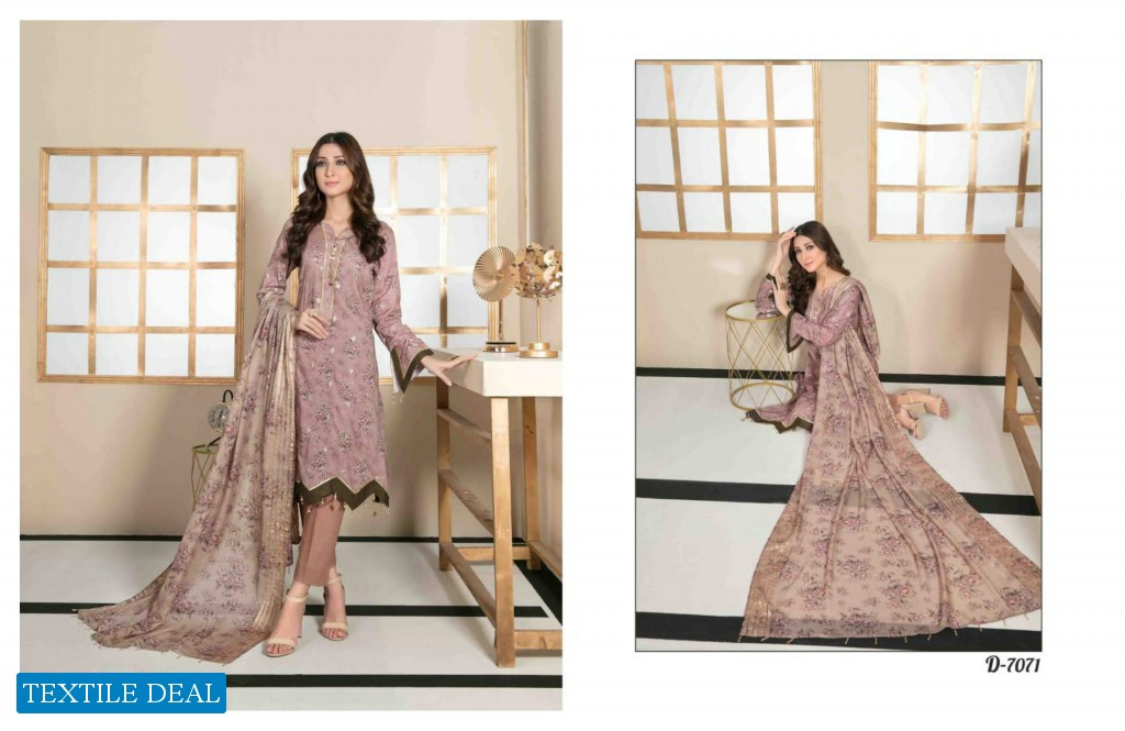 Tawakkal Farzil Embroidered Lawn Digital Print Pakistani Dress