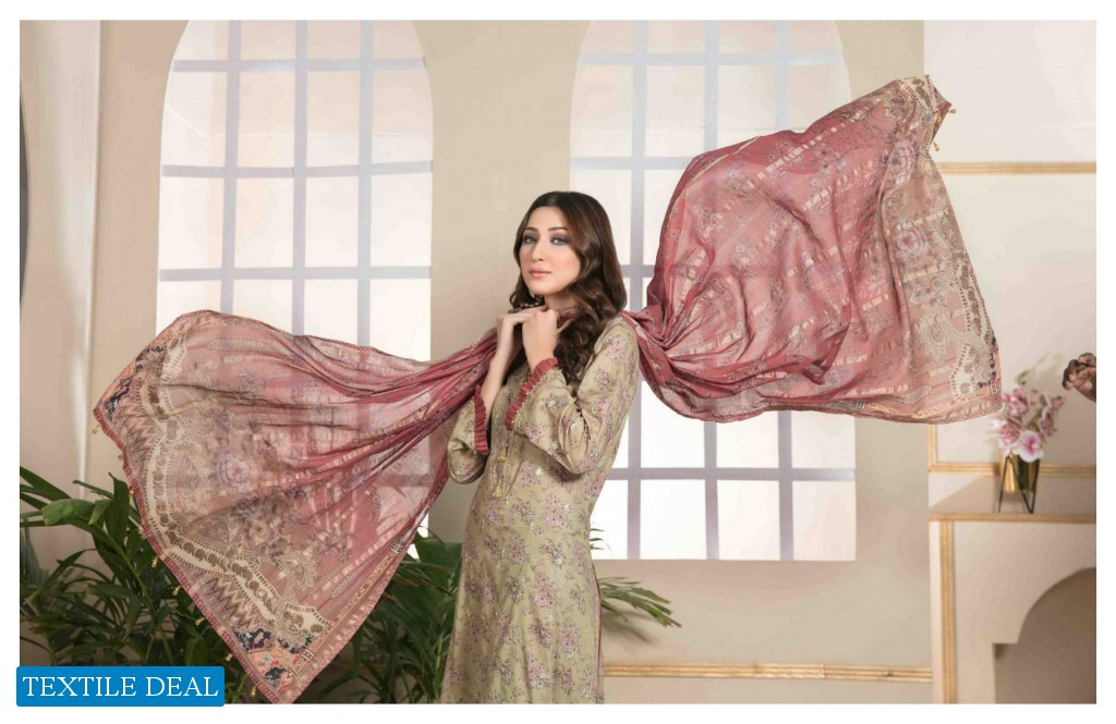 Tawakkal Farzil Embroidered Lawn Digital Print Pakistani Dress