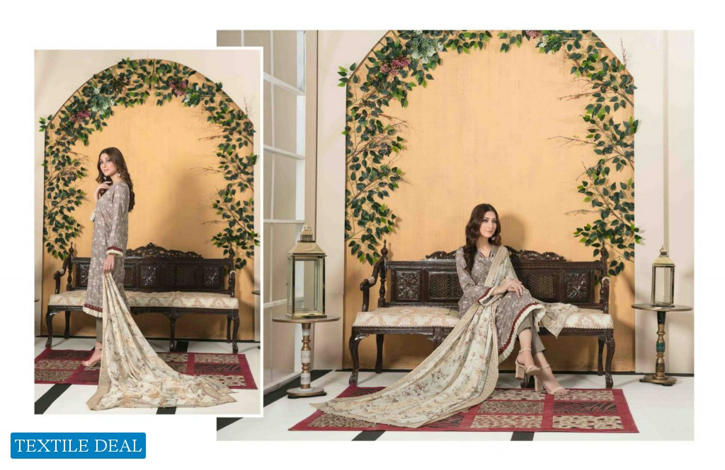 Tawakkal Farzil Embroidered Lawn Digital Print Pakistani Dress