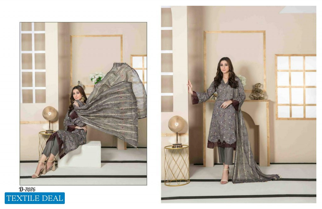 Tawakkal Farzil Embroidered Lawn Digital Print Pakistani Dress