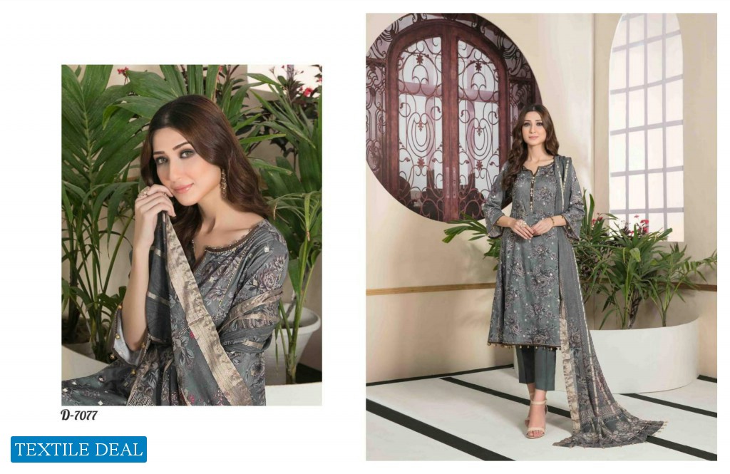 Tawakkal Farzil Embroidered Lawn Digital Print Pakistani Dress