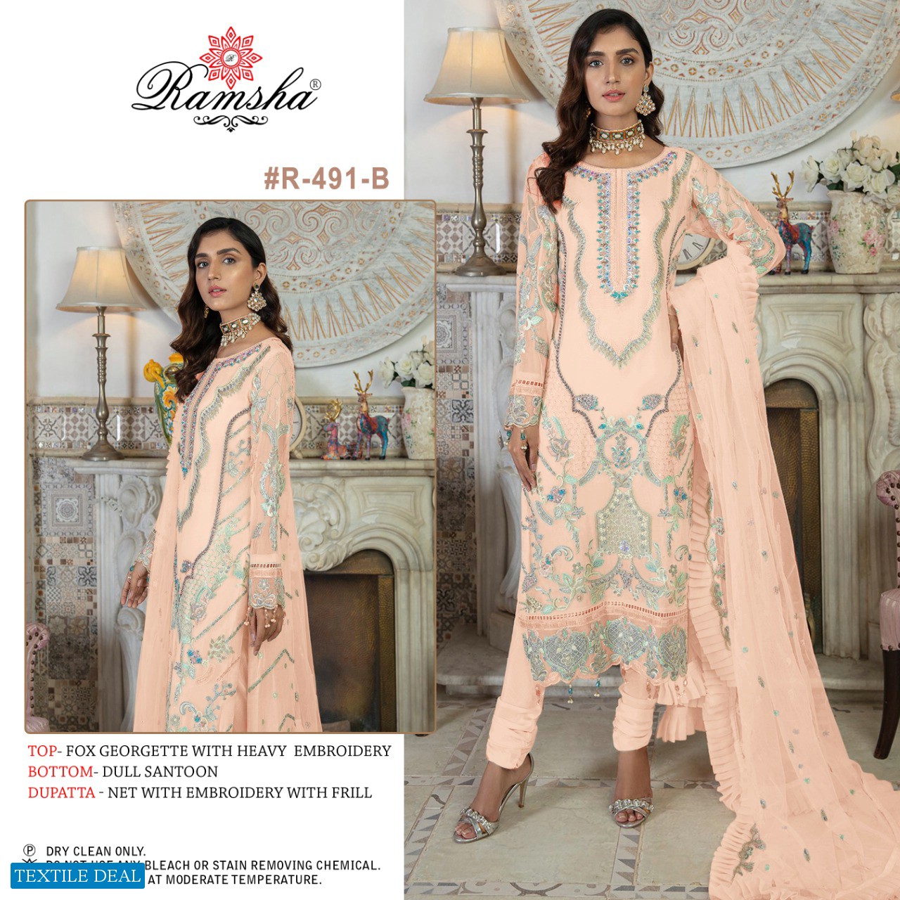 Ramsha R-491 Wholesale Pakistani Concept Dress