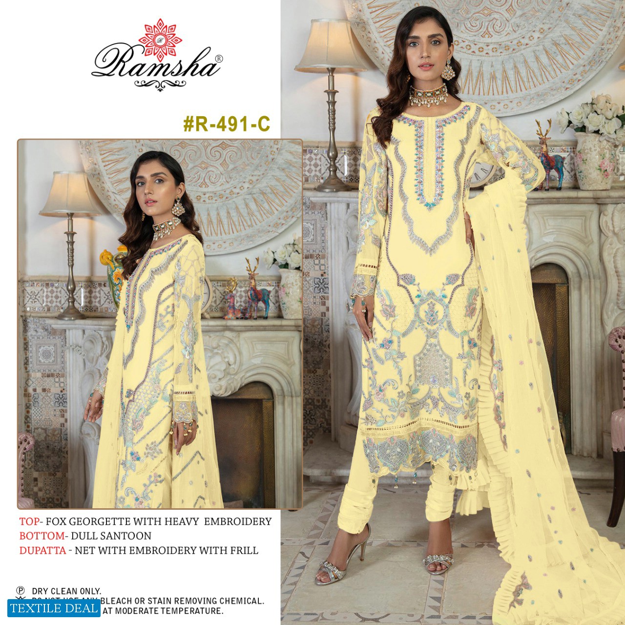 Ramsha R-491 Wholesale Pakistani Concept Dress