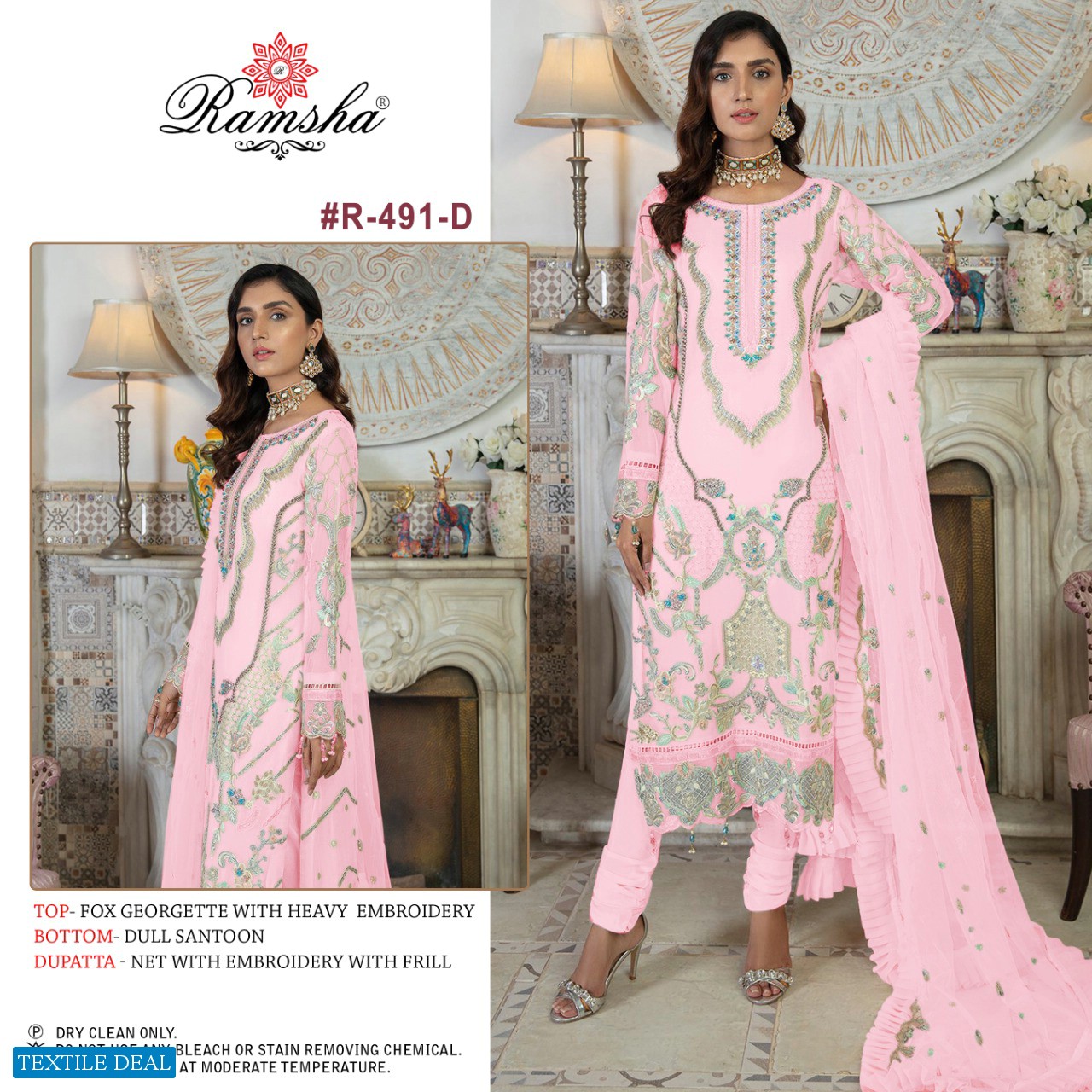 Ramsha R-491 Wholesale Pakistani Concept Dress