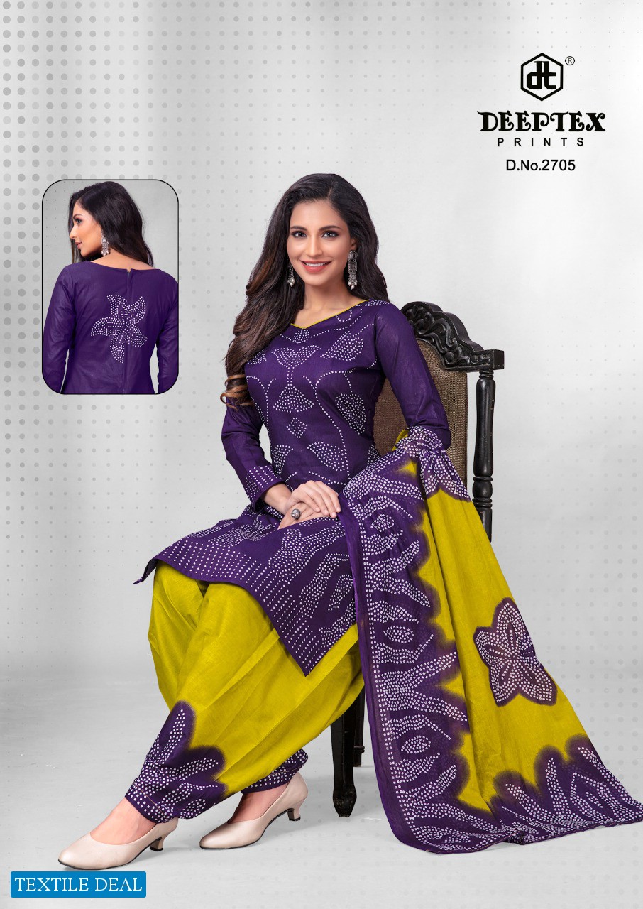 Deeptex Classic Chunaris Vol-27 Wholesale Pure Cotton Printed Dress Material