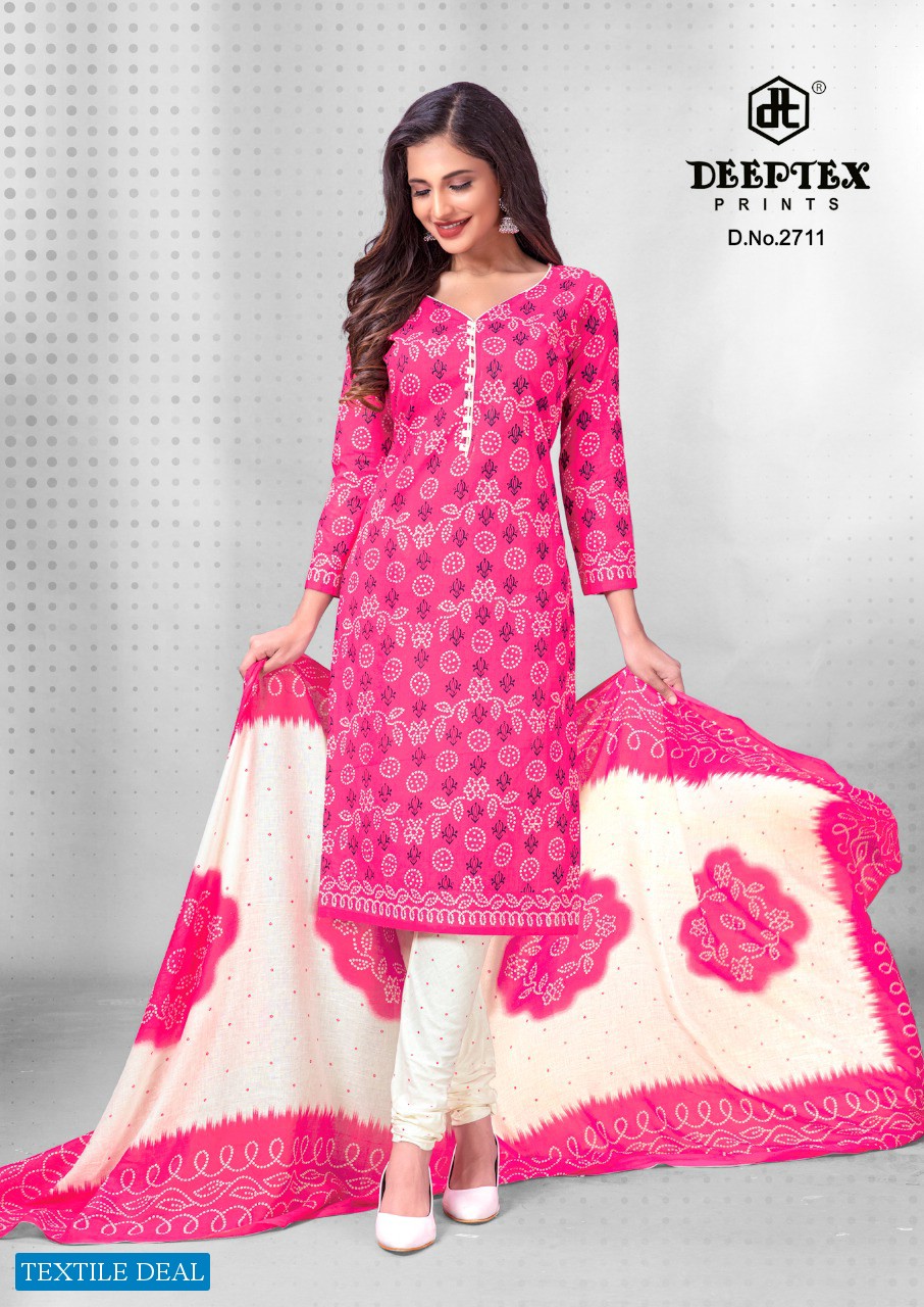 Deeptex Classic Chunaris Vol-27 Wholesale Pure Cotton Printed Dress Material