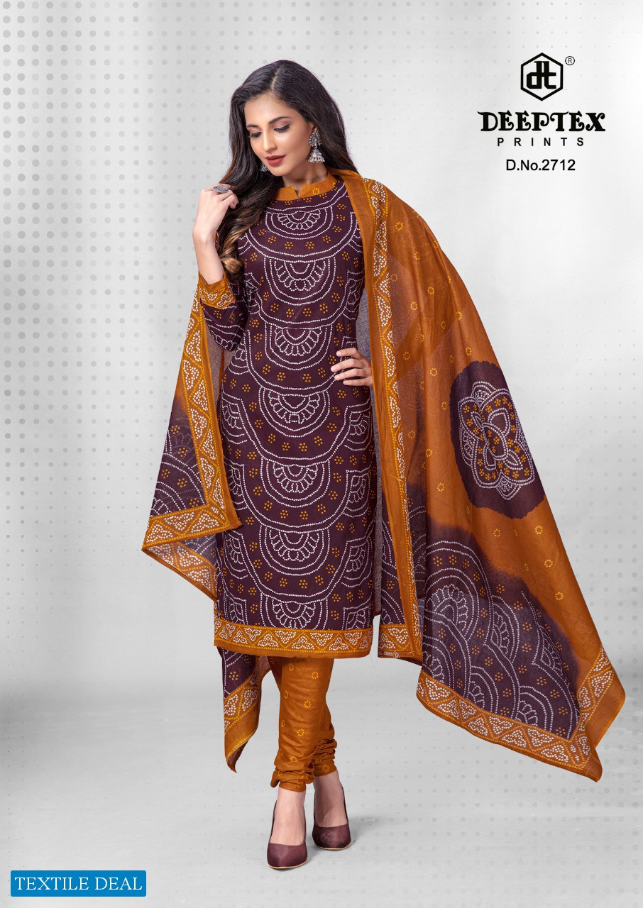 Deeptex Classic Chunaris Vol-27 Wholesale Pure Cotton Printed Dress Material