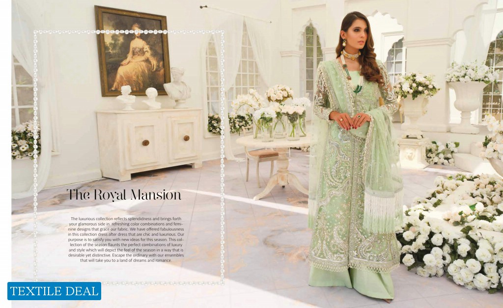 Maryam N Maria Freesia The Royal Mansion Premium Pakistani Collection