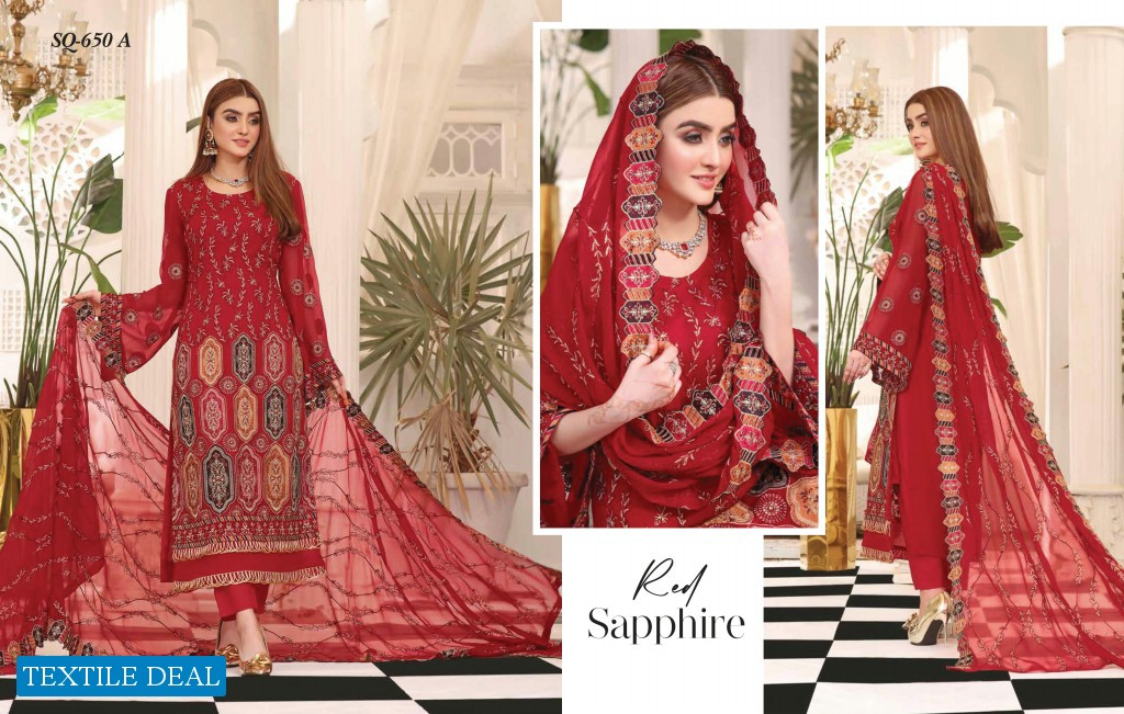 Motis Fashion Saba Chiffon Collection Original Pakistani Suits