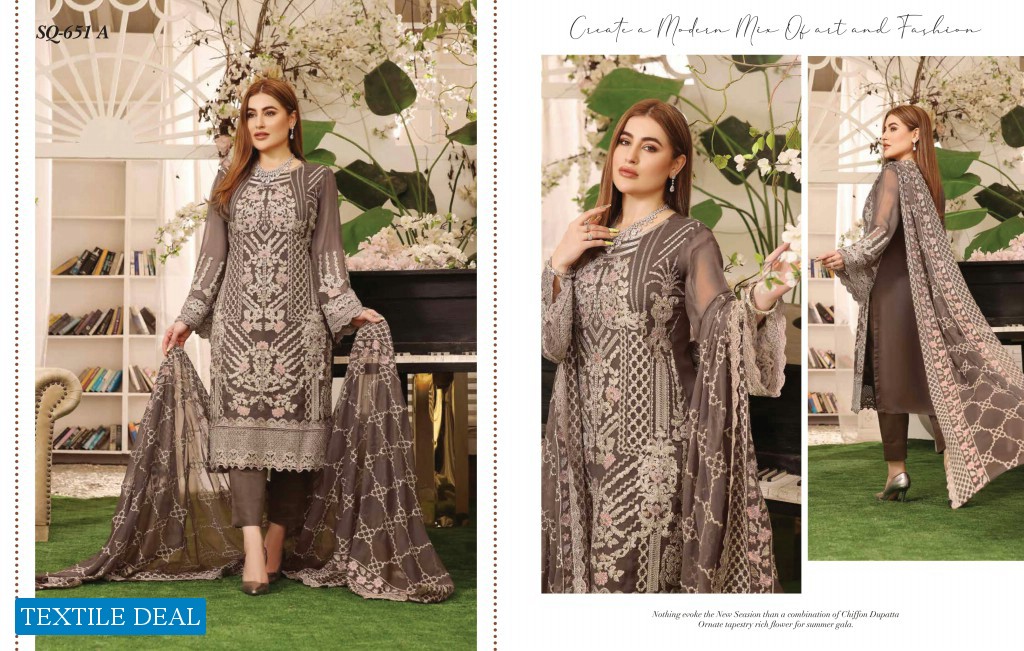 Motis Fashion Saba Chiffon Collection Original Pakistani Suits