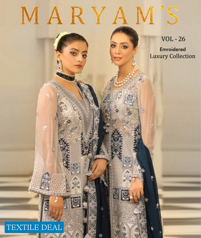 Maryams Vol-26 Embroiderd Luxury Collection Pakistani Suits