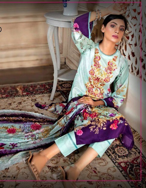 Madhav Mumtaz Karachi Queen Vol-7 Wholesale Karachi Printed Dress