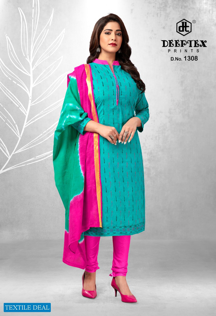 Deeptex Tradition Vol-13 Wholesale Pure Cotton Printed Dress Material