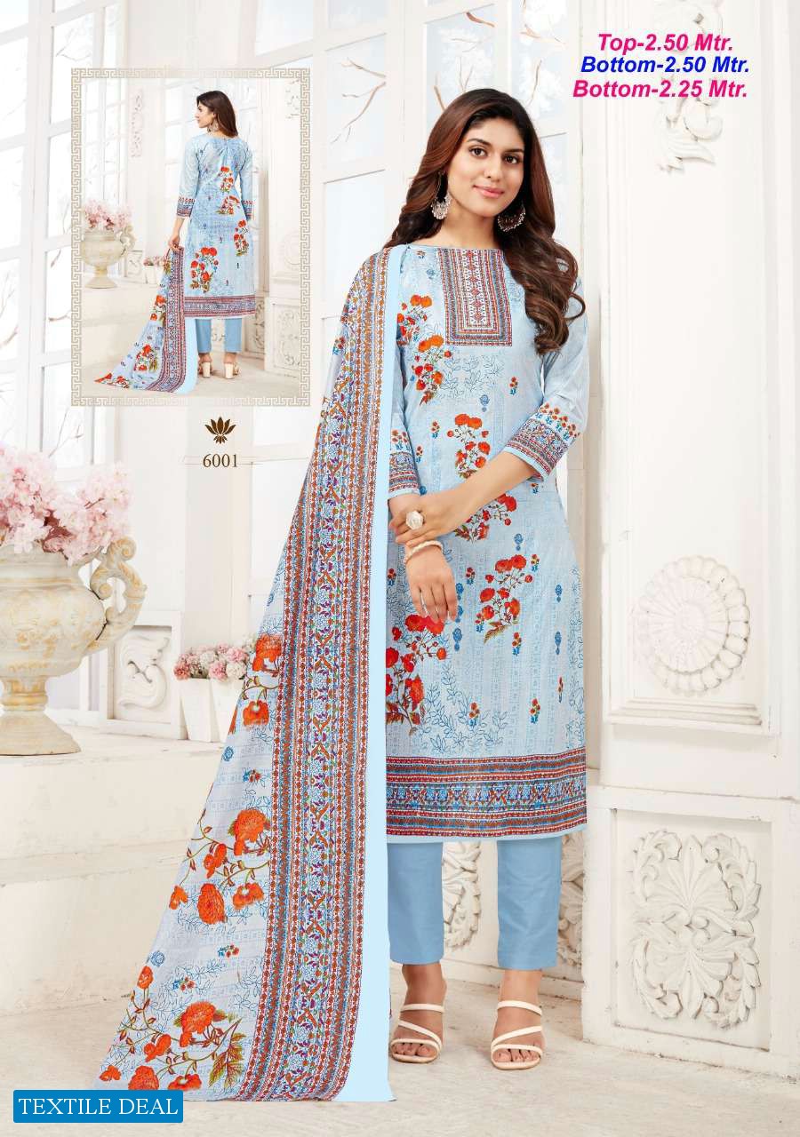 Apna Cotton Almira Vol-6 Wholesale Pure Cotton Dress Material